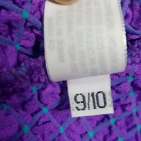 Bendigo Women's Swimsuit One Piece Purple size 9/10 Made in USA - Picture 8 of 9